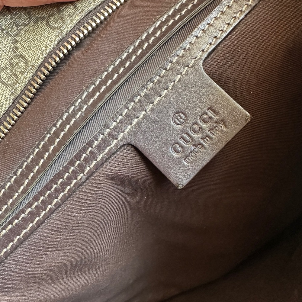 Gucci Beige and Brown Monogram Canvas - Picture 3 of 13